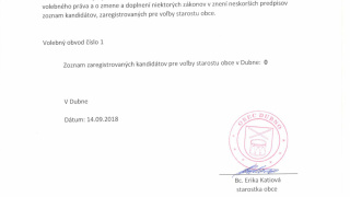 Aktuality / Voľby 2018 - foto