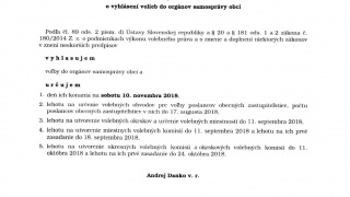 Aktuality / Voľby 2018 - foto