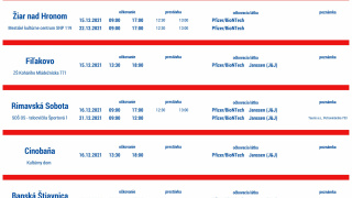 Aktuality / Rozpis očkovania VKOC a VOS BBSK - 51. týždeň - foto