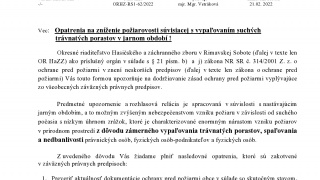 Aktuality / Zákaz vypaľovania - foto