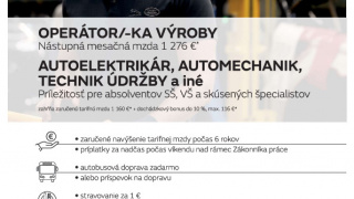 Aktuality / Pracovná ponuka Jaguár Land Rover Nitra - foto